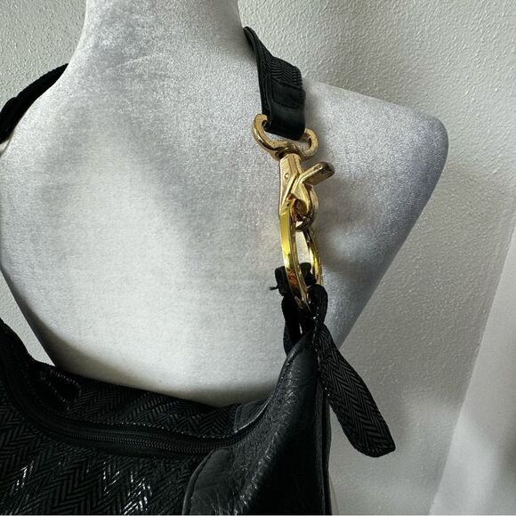 Women’s Black Shoulder Bag Purse Pockets Dressy - Picture 5 of 10